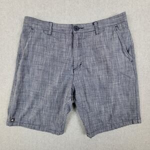 Micros Shorts Mens Size 32 Flat Front Blue